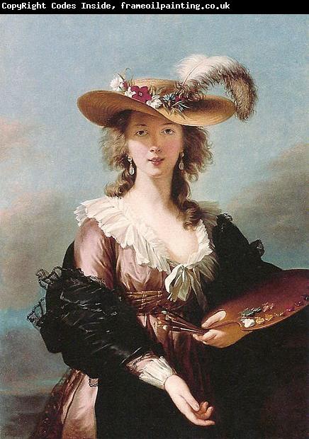 Elisabeth LouiseVigee Lebrun Self Portrait in a Straw Hat